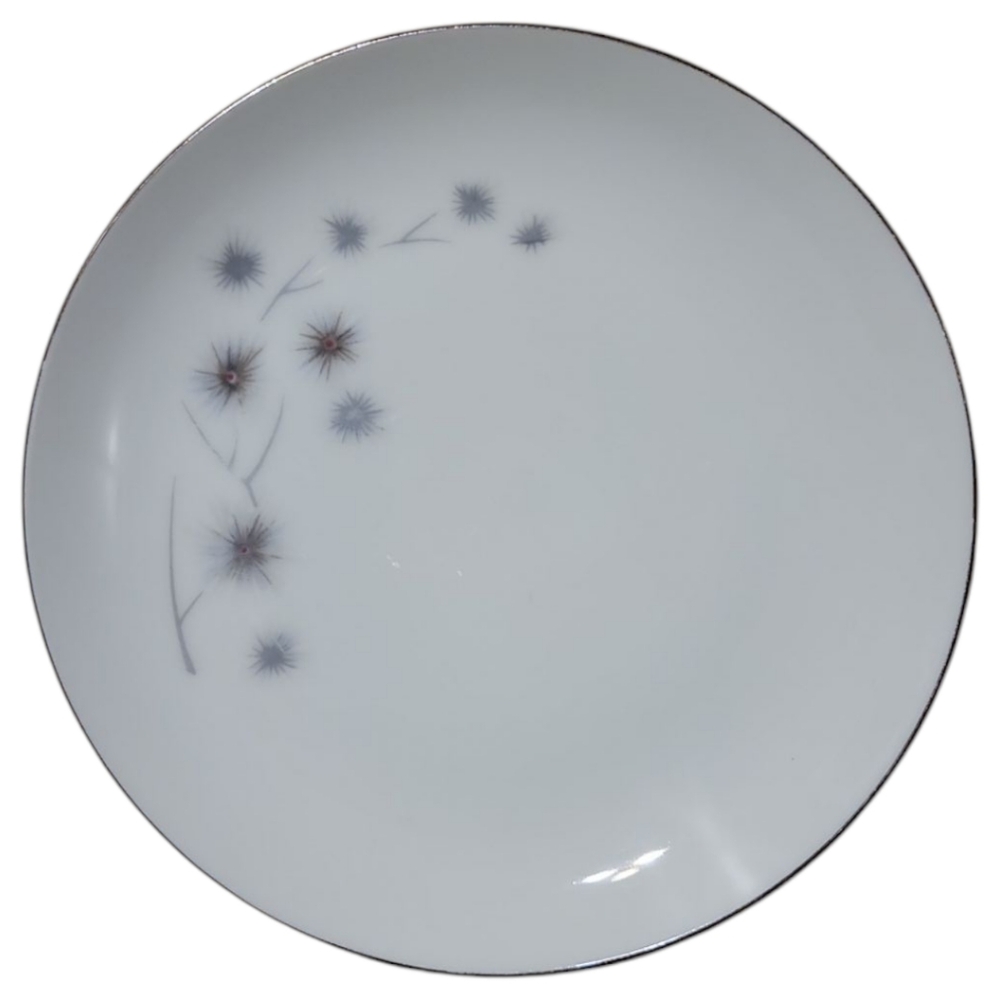 Vtg 60's Platinum Star Burst Creative BREAD & BUTTER Plate 6 3/8"